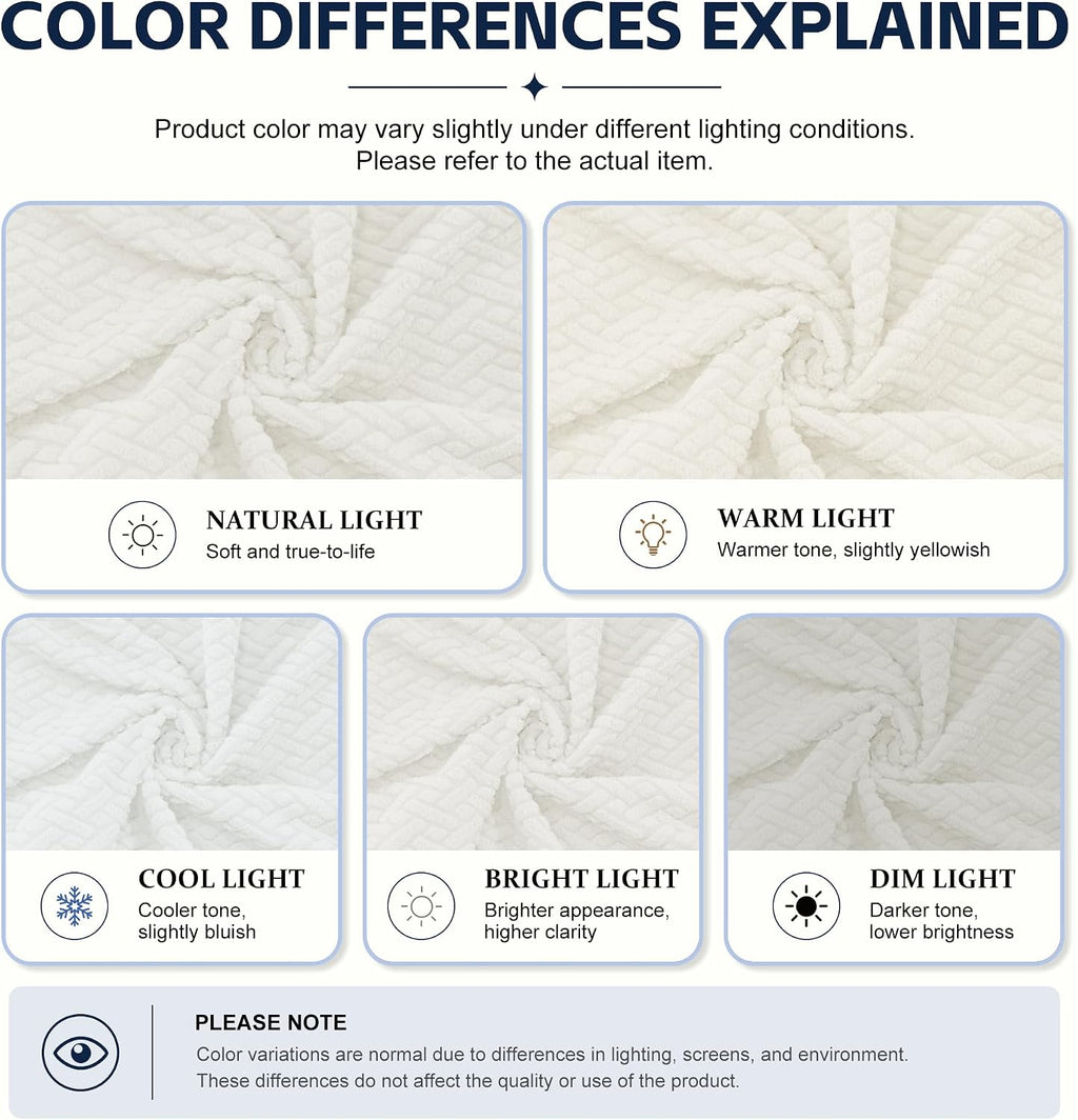 8Pcs White Stretch Washable Patio Cushion Covers