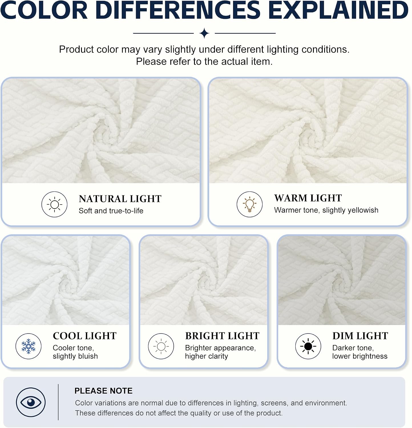 8Pcs White Stretch Washable Patio Cushion Covers