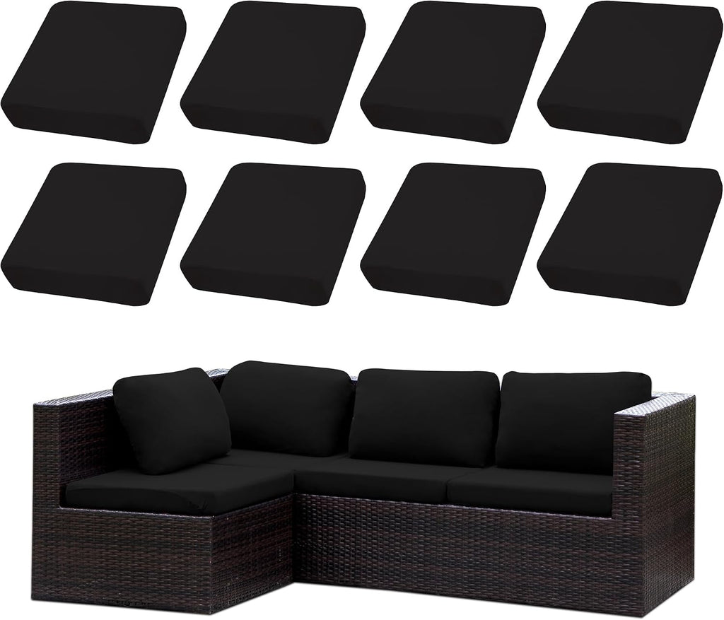 8PCS Patio Sofa Sectional Cushion Covers