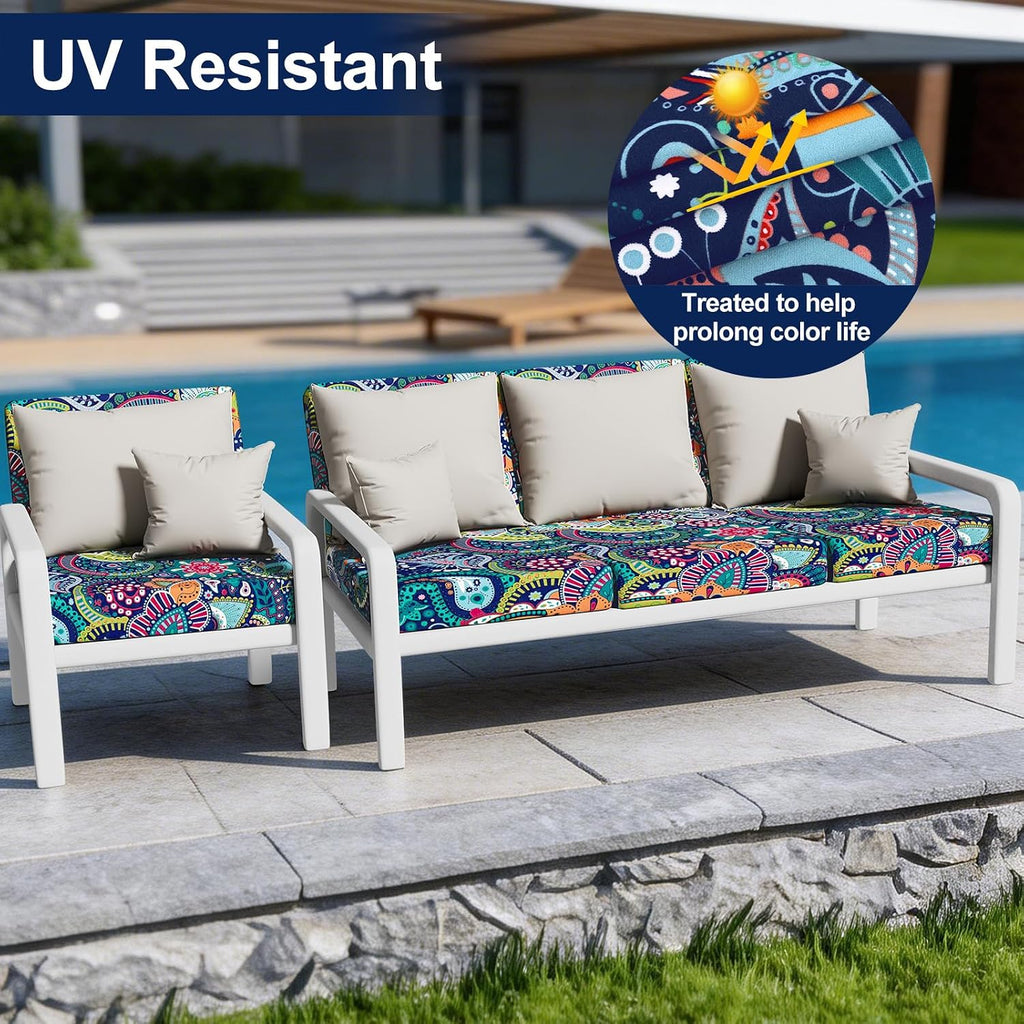 Waterproof Stretch Pet Patio Cushion Slipcovers
