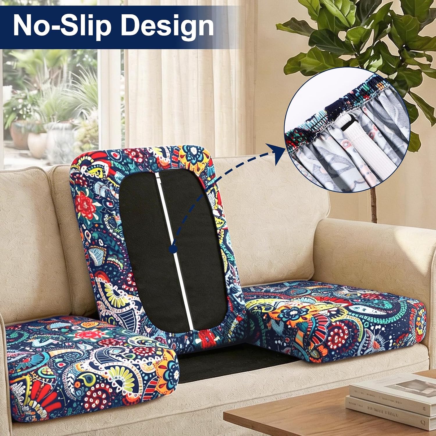 Waterproof Stretch Pet Patio Cushion Slipcovers