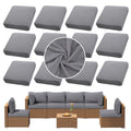 8PCS Patio Sofa Sectional Cushion Covers