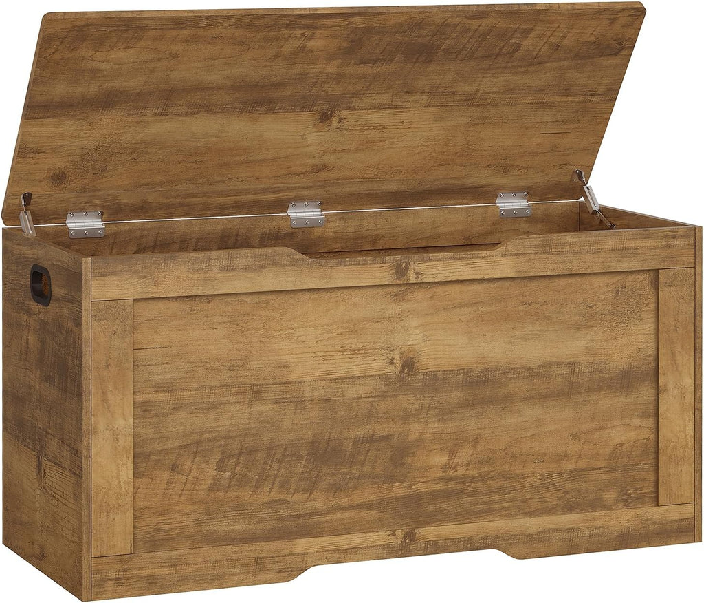 Honey Brown Lift Top Toy Storage Bench