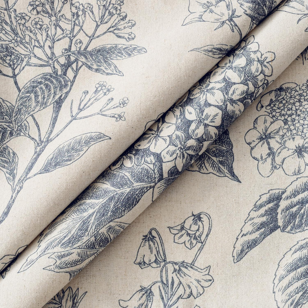 2 Pack Blue Hydrangea Floral Pillow Covers