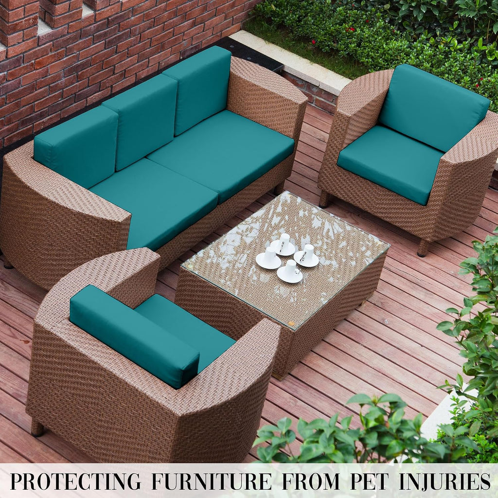 8PCS Sectional Patio Sofa Cushion Slipcovers